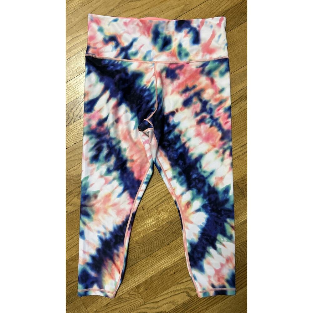 Women’s ATHLETA Elation Tie Dye 7/8 Tight Leggings Size 1X *B5